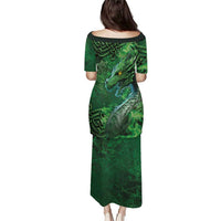 Personalized Ireland Celtic Puletasi Irish Roots Dragon Soul - Wonder Print Shop