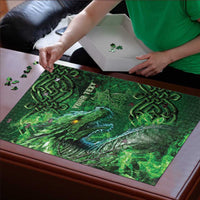 Personalized Ireland Celtic Puzzle Irish Roots Dragon Soul - Wonder Print Shop