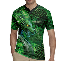 Personalized Ireland Celtic Rugby Jersey Irish Roots Dragon Soul - Wonder Print Shop