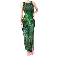 Personalized Ireland Celtic Tank Maxi Dress Irish Roots Dragon Soul - Wonder Print Shop