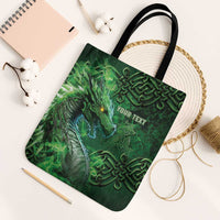 Personalized Ireland Celtic Tote Bag Irish Roots Dragon Soul - Wonder Print Shop
