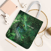 Personalized Ireland Celtic Tote Bag Irish Roots Dragon Soul - Wonder Print Shop