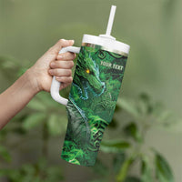 Personalized Ireland Celtic Tumbler With Handle Irish Roots Dragon Soul - Wonder Print Shop