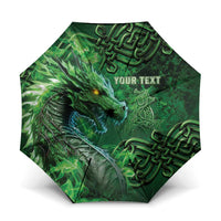 Personalized Ireland Celtic Umbrella Irish Roots Dragon Soul - Wonder Print Shop