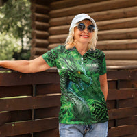 Personalized Ireland Celtic Women Polo Shirt Irish Roots Dragon Soul - Wonder Print Shop