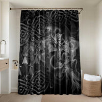 Brittany Celtic Cross Bathroom Set Fantasy Celtic Dragon - Wonder Print Shop