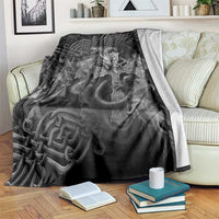 Brittany Celtic Cross Blanket Fantasy Celtic Dragon - Wonder Print Shop