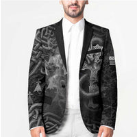 Brittany Celtic Cross Blazer Fantasy Celtic Dragon - Wonder Print Shop