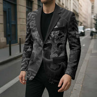 Brittany Celtic Cross Blazer Fantasy Celtic Dragon - Wonder Print Shop