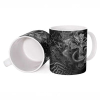Brittany Celtic Cross Ceramic Mug Fantasy Celtic Dragon - Wonder Print Shop