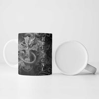 Brittany Celtic Cross Ceramic Mug Fantasy Celtic Dragon - Wonder Print Shop