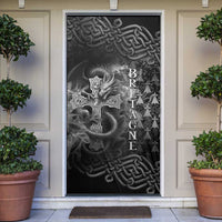 Brittany Celtic Cross Door Cover Fantasy Celtic Dragon - Wonder Print Shop