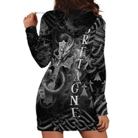 Brittany Celtic Cross Hoodie Dress Fantasy Celtic Dragon - Wonder Print Shop