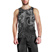 Brittany Celtic Cross Men Tank Top Fantasy Celtic Dragon - Wonder Print Shop