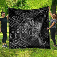 Brittany Celtic Cross Quilt Fantasy Celtic Dragon - Wonder Print Shop