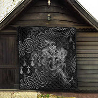 Brittany Celtic Cross Quilt Fantasy Celtic Dragon - Wonder Print Shop