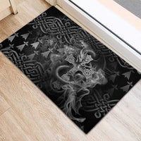 Brittany Celtic Cross Rubber Doormat Fantasy Celtic Dragon - Wonder Print Shop