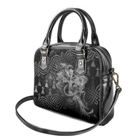 Brittany Celtic Cross Shoulder Handbag Fantasy Celtic Dragon - Wonder Print Shop