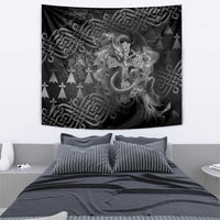 Brittany Celtic Cross Tapestry Fantasy Celtic Dragon - Wonder Print Shop