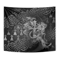 Brittany Celtic Cross Tapestry Fantasy Celtic Dragon - Wonder Print Shop
