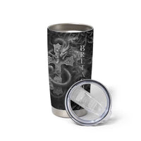 Brittany Celtic Cross Tumbler Cup Fantasy Celtic Dragon - Wonder Print Shop