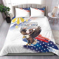 Filipino American History Month Bedding Set Bald Eagle Tarsier Together LT05 - Wonder Print Shop