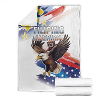 Filipino American History Month Blanket Bald Eagle Tarsier Together