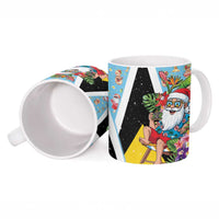Saint Lucia Christmas Ceramic Mug Tropical Santa Claus - Wonder Print Shop