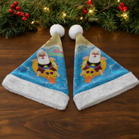 Antigua and Barbuda Christmas Santa Hat Chilling Santa - Wonder Print Shop