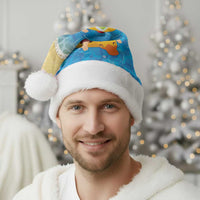 Antigua and Barbuda Christmas Santa Hat Chilling Santa - Wonder Print Shop