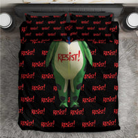 Resist Portland Frog Bedding Set Funny Political Costume - Wonder Print Shop