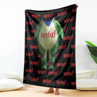 Resist Portland Frog Blanket Funny Political Costume - Wonder Print Shop