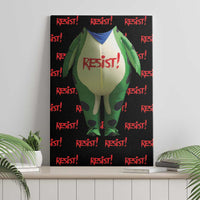 Resist Portland Frog Canvas Wall Art Funny Political Costume - Wonder Print Shop