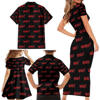 Resist Portland Frog Family Matching Short Sleeve Bodycon Dress and Hawaiian Shirt Funny Political Costume - Wonder Print Shop