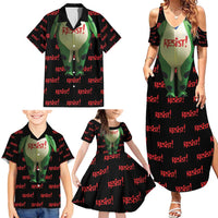Resist Portland Frog Family Matching Summer Maxi Dress and Hawaiian Shirt Funny Political Costume - Wonder Print Shop