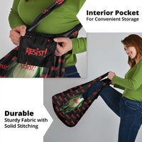 Resist Portland Frog Grocery Bag Funny Political Costume - Wonder Print Shop