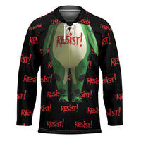 Resist Portland Frog Hockey Jersey Funny Political Costume - Wonder Print Shop