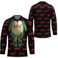 Resist Portland Frog Hockey Jersey Funny Political Costume - Wonder Print Shop
