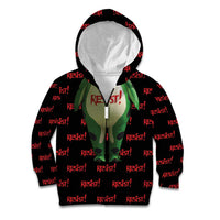 Resist Portland Frog Kid Hoodie Funny Political Costume - Wonder Print Shop