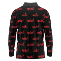 Resist Portland Frog Long Sleeve Polo Shirt Funny Political Costume - Wonder Print Shop