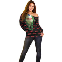 Resist Portland Frog Off Shoulder Sweater Funny Political Costume - Wonder Print Shop