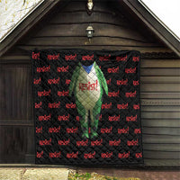 Resist Portland Frog Quilt Funny Political Costume - Wonder Print Shop