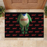 Resist Portland Frog Rubber Doormat Funny Political Costume - Wonder Print Shop