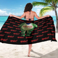 Resist Portland Frog Sarong Funny Political Costume - Wonder Print Shop