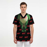 Resist Portland Frog Scrub Top Funny Political Costume - Wonder Print Shop