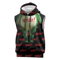 Resist Portland Frog Sleeveless Hoodie Funny Political Costume - Wonder Print Shop