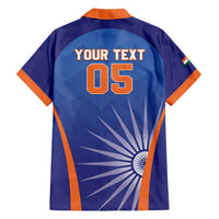 Custom India Cricket Hawaiian Shirt Go Champions Men In Blue LT05 - Wonder Print Shop