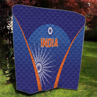 India Cricket Quilt Go Champions Men In Blue LT05 - Wonder Print Shop