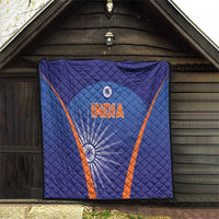 India Cricket Quilt Go Champions Men In Blue LT05 - Wonder Print Shop
