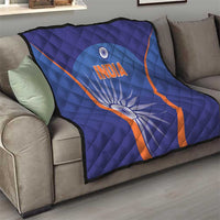 India Cricket Quilt Go Champions Men In Blue LT05 - Wonder Print Shop